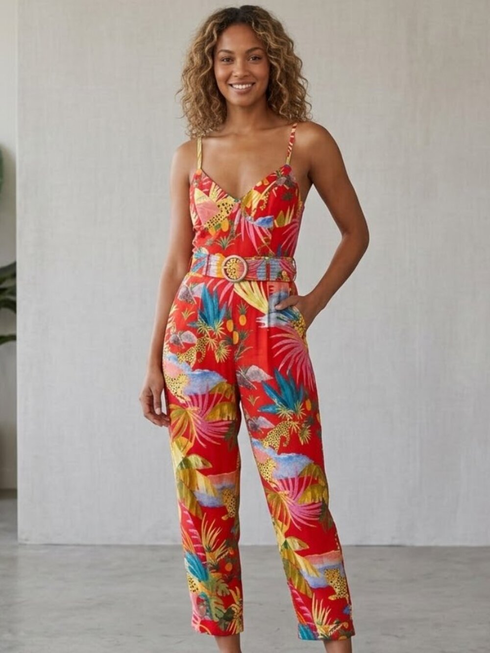 FARM Rio Tropical Jungle Jumpsuit
